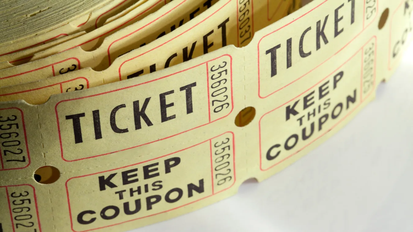 image of raffle tickets