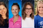 Photo montage of four finalists for North Dakota Teacher of the Year