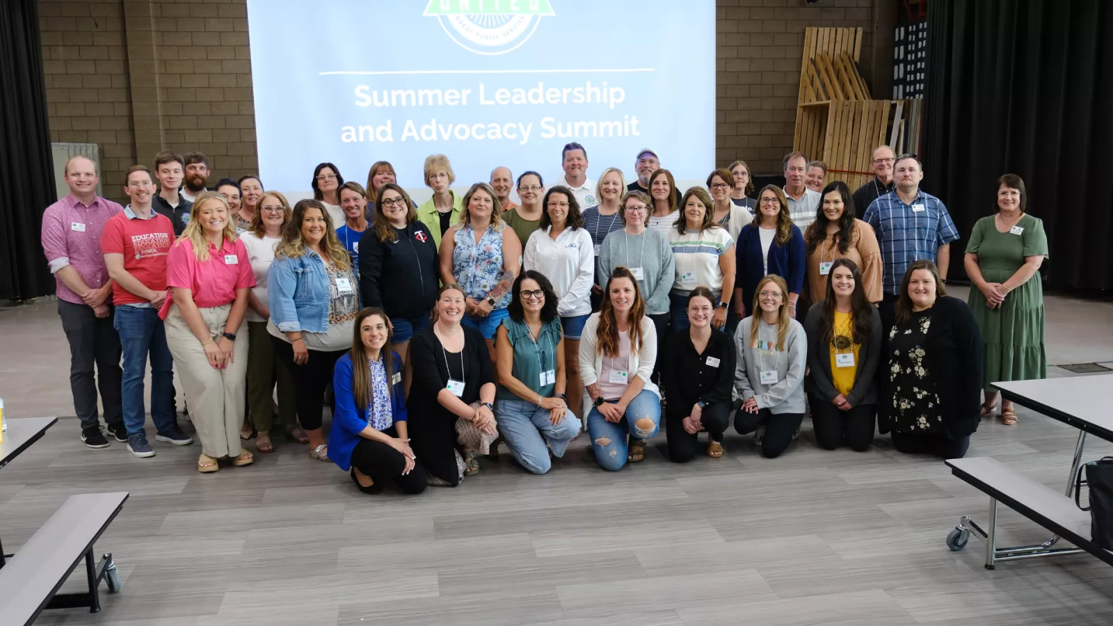group of people taking a photo
