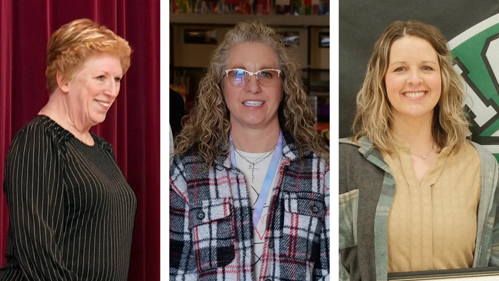 Three photos of the finalists for 2027 NDU ESP of the Year award in a collage.