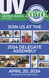 United Voices cover magazine marh 2024