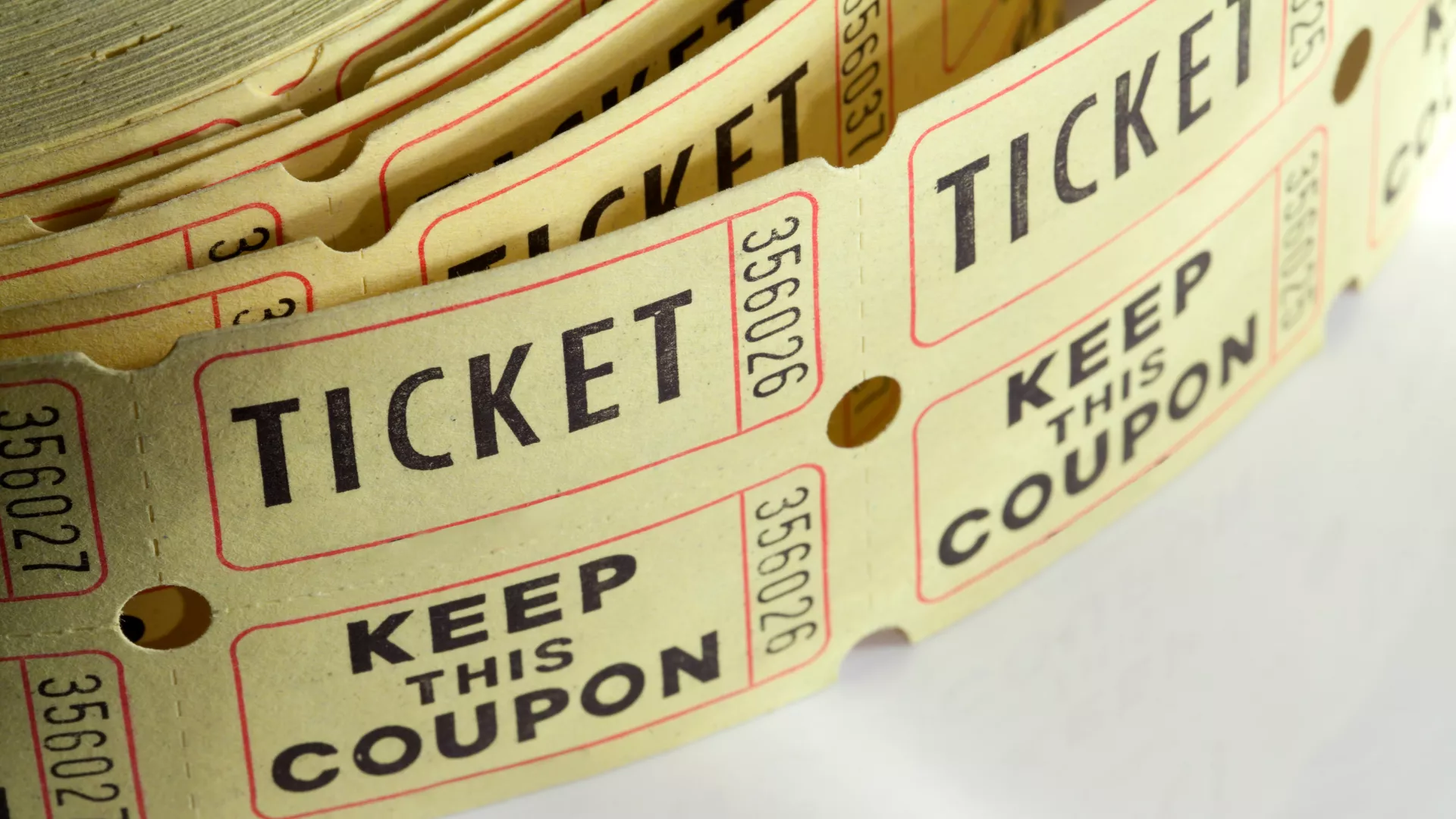image of raffle tickets
