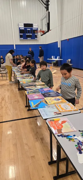 The SNDU chapter from Dickinson State University used grant funds to host a STEM Carnival for students at Solen Public Schools on the Standing Rock Reservation.