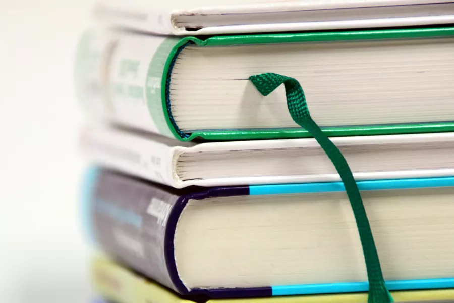 stack of books